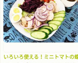 いろいろ使える！ミニトマトの蝶切り作り方14写真