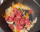 ♡牛肉とたっぷり野菜のプルコギ風煮込み♡作り方4写真