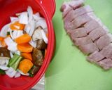 簡単！酢豚☆焼き竜田作り方1写真