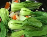 ミニ青梗菜のあんかけラーメン作り方4写真
