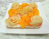 みかんの缶詰で！2層レアチーズケーキ☆*作り方10写真