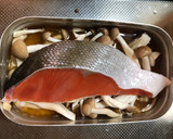 メスティン　鮭ときのこの炊き込みご飯作り方4写真