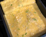 離乳食　しらすとねぎのしっとり卵焼き作り方3写真