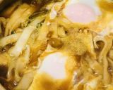 煮込みうどん●赤味噌風味の餅＆玉子うどん作り方3写真