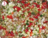 梅肉ラビゴットソースのカツオのたたき作り方3写真