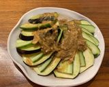 水茄子きゅうり薬味味噌がけ作り方4写真