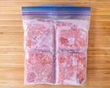 液塩でひき肉とトマトのふわふわ卵炒め☀作り方1写真