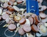 とても食欲をそそります！なぽりパスタ!!作り方4写真