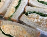 お弁当、朝食に簡単！卵サンド(食パン)作り方7写真