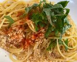 麻婆　納豆パスタ　2人前　冷凍うどん可作り方5写真
