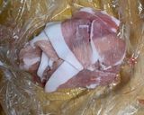 豚肉と牛乳のカルボナーラ　ベーコン無し！作り方1写真