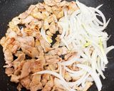 豚肉と牛乳のカルボナーラ　ベーコン無し！作り方3写真