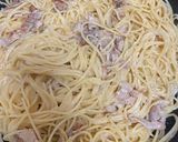 豚肉と牛乳のカルボナーラ　ベーコン無し！作り方11写真