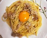 豚肉と牛乳のカルボナーラ　ベーコン無し！作り方12写真