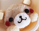 ＊キャラ弁＊可愛い ひょっこりくまさん♡作り方4写真