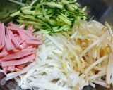 麺なし冷やし中華風サラダ作り方3写真