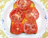 簡単！絶品トマトトースト♪作り方2写真
