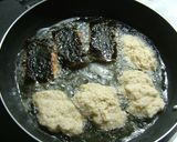マクロビ＾＾対応　蓮根の磯辺揚げ作り方3写真
