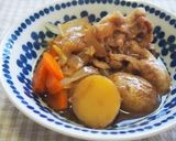 新じゃが芋と豚バラの肉じゃが風煮♪作り方10写真