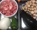 牛バラ肉と夏野菜のミートソースグラタン作り方1写真