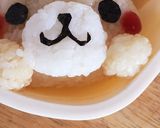 ＊キャラ弁＊可愛い ひょっこりくまさん♡作り方5写真