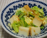 キャベツ・厚揚げの温サラダ！さっとできる作り方4写真