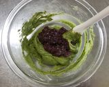 抹茶と小豆のマーブルパウンドケーキ作り方5写真