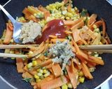イタドリとマタタビの芽など油炒め作り方6写真