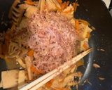 簡単！たけのことツナの炒め煮作り方7写真