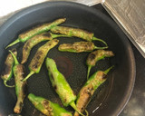 虎皮辣椒〜焼きししとうの味噌和え作り方4写真