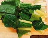 小松菜たっぷり野菜スープ作り方3写真
