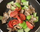 豚バラ肉とトマトのオイスター炒め作り方7写真