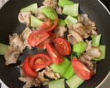 豚バラ肉とトマトのオイスター炒め作り方7写真