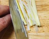 豆苗とささみの塩にんにく炒め作り方3写真