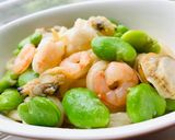 US版掲載㊗海鮮そら豆ナンブラー焼うどん作り方5写真