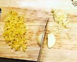 豆苗とささみの塩にんにく炒め作り方4写真