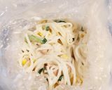 冷や麦や素麺アレンジ☆冷やし麺サラダ作り方5写真