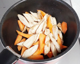 ごぼうと蒟蒻の煮物作り方3写真