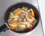 ごぼうと蒟蒻の煮物作り方5写真