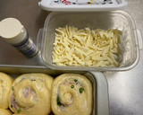 HB使用☆しらすとツナのチーズちぎりパン作り方25写真