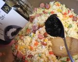 海苔の佃煮チャーハン作り方5写真