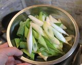 春のねぎ入りしょうが焼き作り方2写真