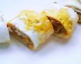 目玉焼きチックな玉子焼き（おかか＆醤油）作り方4写真