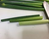 ☆にんにくの茎のペペロン風炒め♪作り方1写真