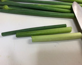 ☆にんにくの茎のペペロン風炒め♪作り方1写真