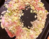ホットプレートで簡単もんじゃ焼き初心者作り方5写真