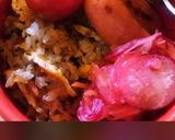 フライパン１つで簡単　ピラフ風シャケ炒飯作り方6写真