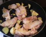 コク旨!簡単!鶏もも肉とナスのみぞれ煮作り方3写真