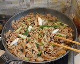 春のねぎ入りしょうが焼き作り方7写真