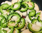 サッと一品●鶏肉とゴーヤーの塩出汁炒め作り方3写真